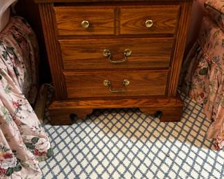 1 of 2 Oak End Tables