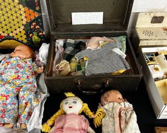 Antique Baby Dolls and Clothing 