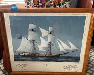 She Sails! Brig Niagara Lithograph - Rich Forgrens