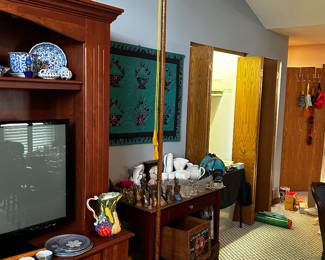 Hardwood Flag Pole w Brass Base