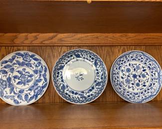 Blue and White Plates
