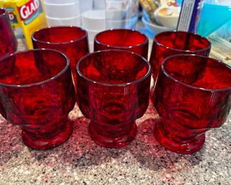 Vintage Viking Glass Tumblers