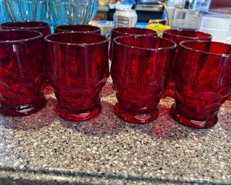 Vintage Viking Glass Tumblers