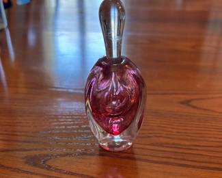 Art Glass Perfume Bottle