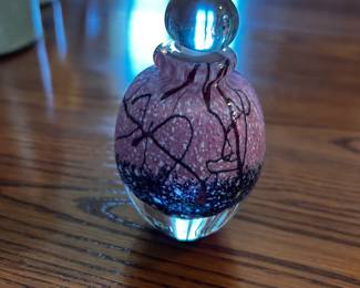 Art Glass Perfume Bottle
