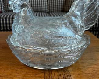 Vintage Hen on Nest