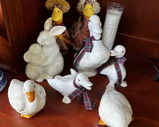 Collection of Geese and Rabbits