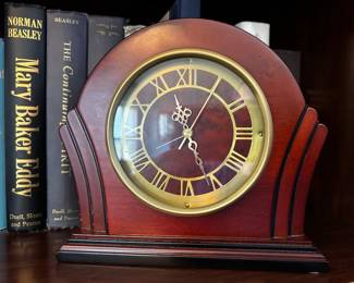 Wood Mantel Clock