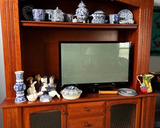 Remarkable Custom Built wall Unit - Use for Entertainment or Display Your Collection!