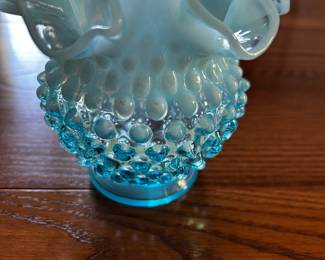 Fenton Opalescent Hobnail Vase