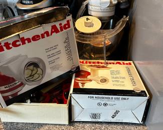 KitchenAid Mixer and Attachments