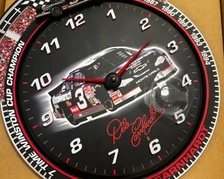 Dale Earnhardt Clock