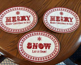 Christmas Plates