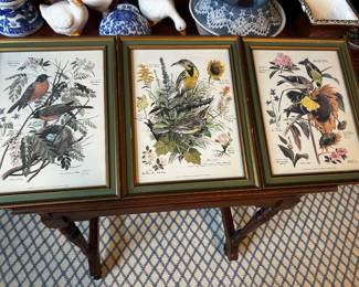 Arthur Singer Bird Lithographs - 3 Framed, Others Unframed