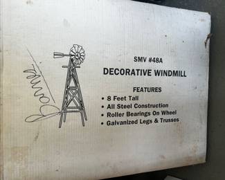 8’ Tall Steel Windmill - New in Box