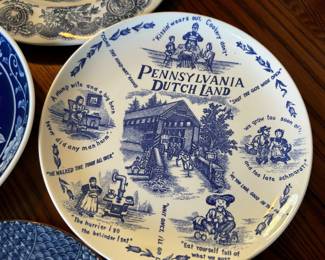 Pennsylvania Dutch Land Souvenir Plate