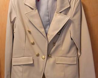 Hard to photograph, but this is a leather-type  material