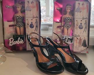 Barbie-approved patent leather heels