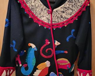 Heavy, wool creation of a coat!