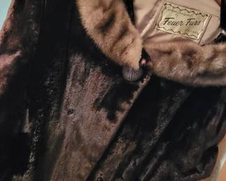 What's an estate sale without at least one vintage fur cape?