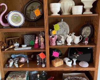 Glassware, vintage collectibles