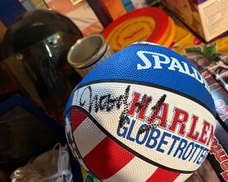 Signed basket ball 