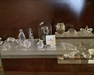 Swarovski animals and flowers 