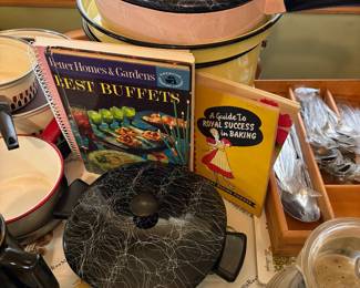 Enamel on cast iron  pots 