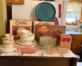 Corelle still in box , Cubist sugar and cream set 