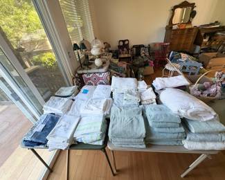 Bed Linens, Towels, etc.