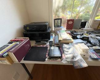 Journals, Books, Stereo, VCR, etc.