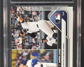 2025 Topps Now Shohei Ohtani Aaron Judge OS9 1st Duo MVP Graded CGC 10 GEM