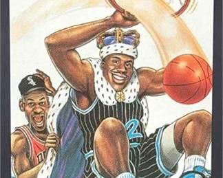 Michael Jordan Shaq Air to the Throne Rare Insert Card