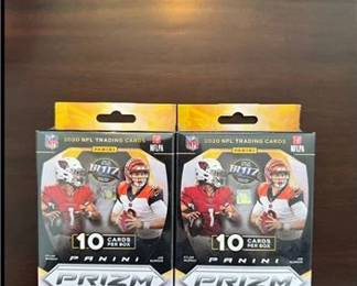 2020 Panini Prizm Football Lot of 2 Factory Sealed Hanger Box Burrow Herbert RC
