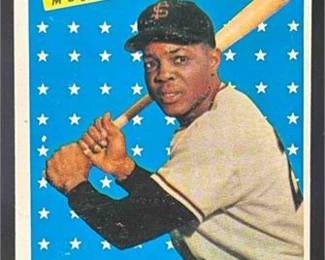 1958 Topps 486 Willie Mays Giants All Star
