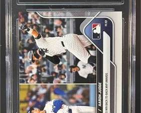 2025 Topps Now OffSeason Shohei Ohtani Aaron Judge 1st Duo MVP MLB CGC Graded