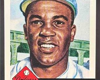 1953 Topps Baseball 1 Jackie Robinson Dodgers Archives