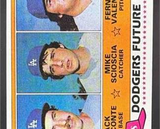 1981 Topps Dodgers Future Stars Fernando Valenzuela 302 Rookie