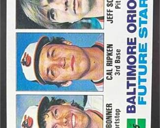 1982 Topps Orioles Future StarsCal Ripken 21 Rookie
