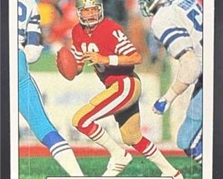 1983 Topps 21a Joe Montana Stickers 49ers