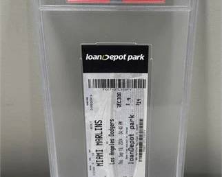 2024 Shohei Ohtani 1st 5050 Player MLB History Full Ticket PSA 9 RARE