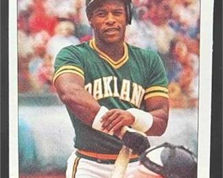 1984 Topps 2 Rickey Henderson Athletics