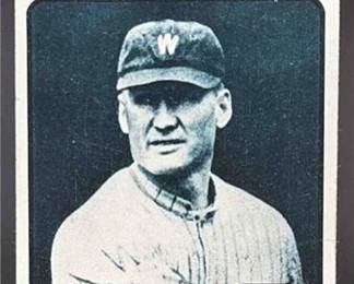 1973 Topps 476 The AllTime Shutout Leader Walter Johnson Senators