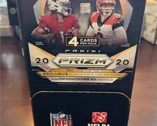 2020 Panini Prizm Football Gravity Box Complete 36 Packs Checker Burrow Herbert