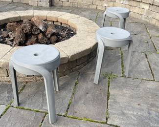 Modern Plastic Stools 
