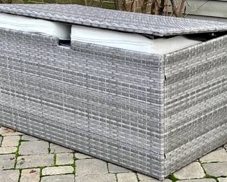 Wicker Storage Deck Box