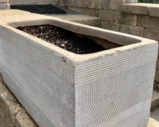 Rectangular Cement Planter