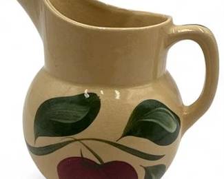 Vintage Watt Pottery Apple Pitcher 16 Size