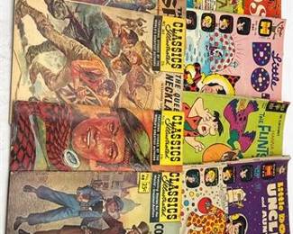 Collection Of Eight Vintage Comic Books