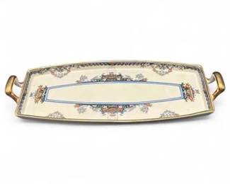 Vintage Porcelain Favorita Serving Or Dresser Tray By Noritake